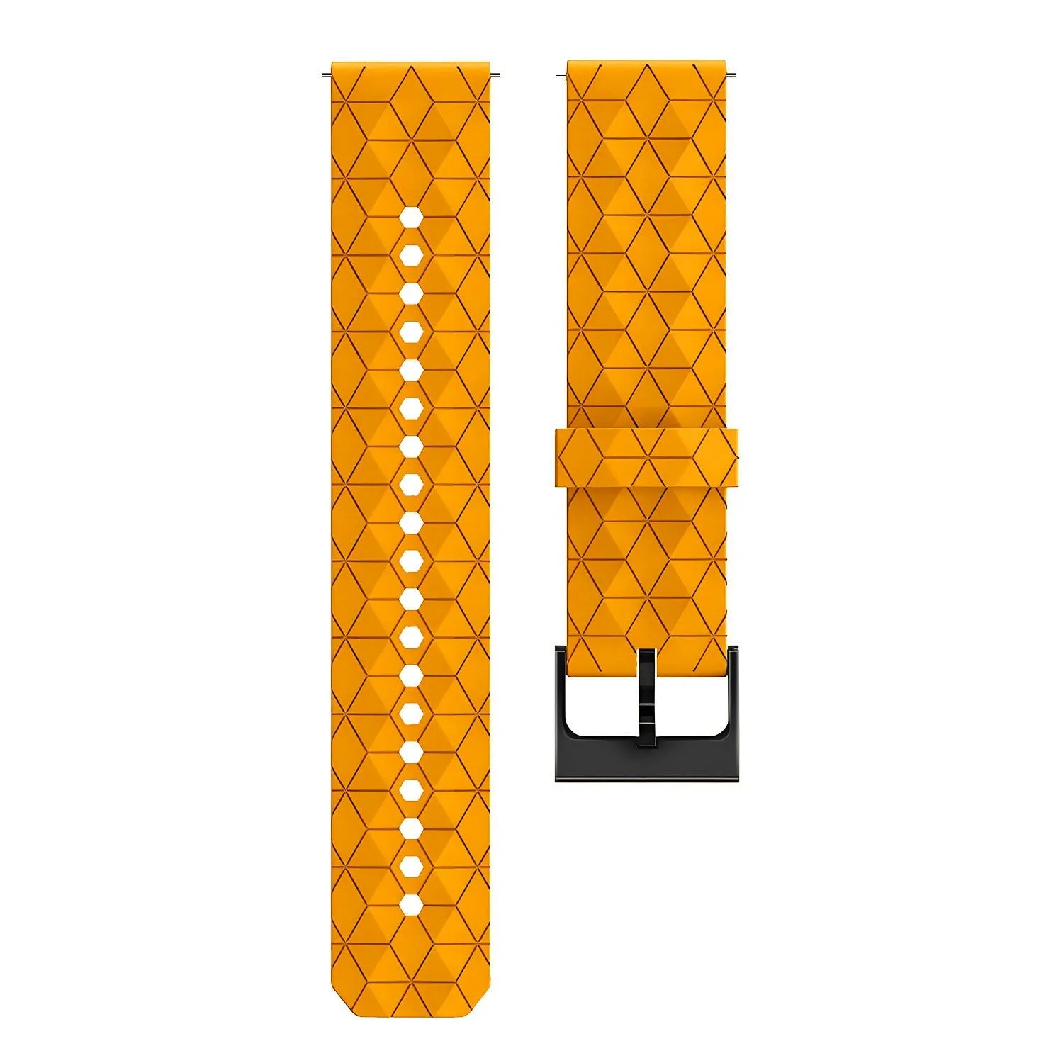 Flash Sale! Redmi Watch 5 Active Silicone Hexa Strap (Orange)  Dont Miss Out!