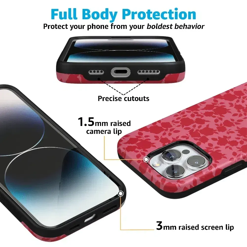 Flash Sale! Rose Garden | Red Aesthetic Case  Almost Gone!