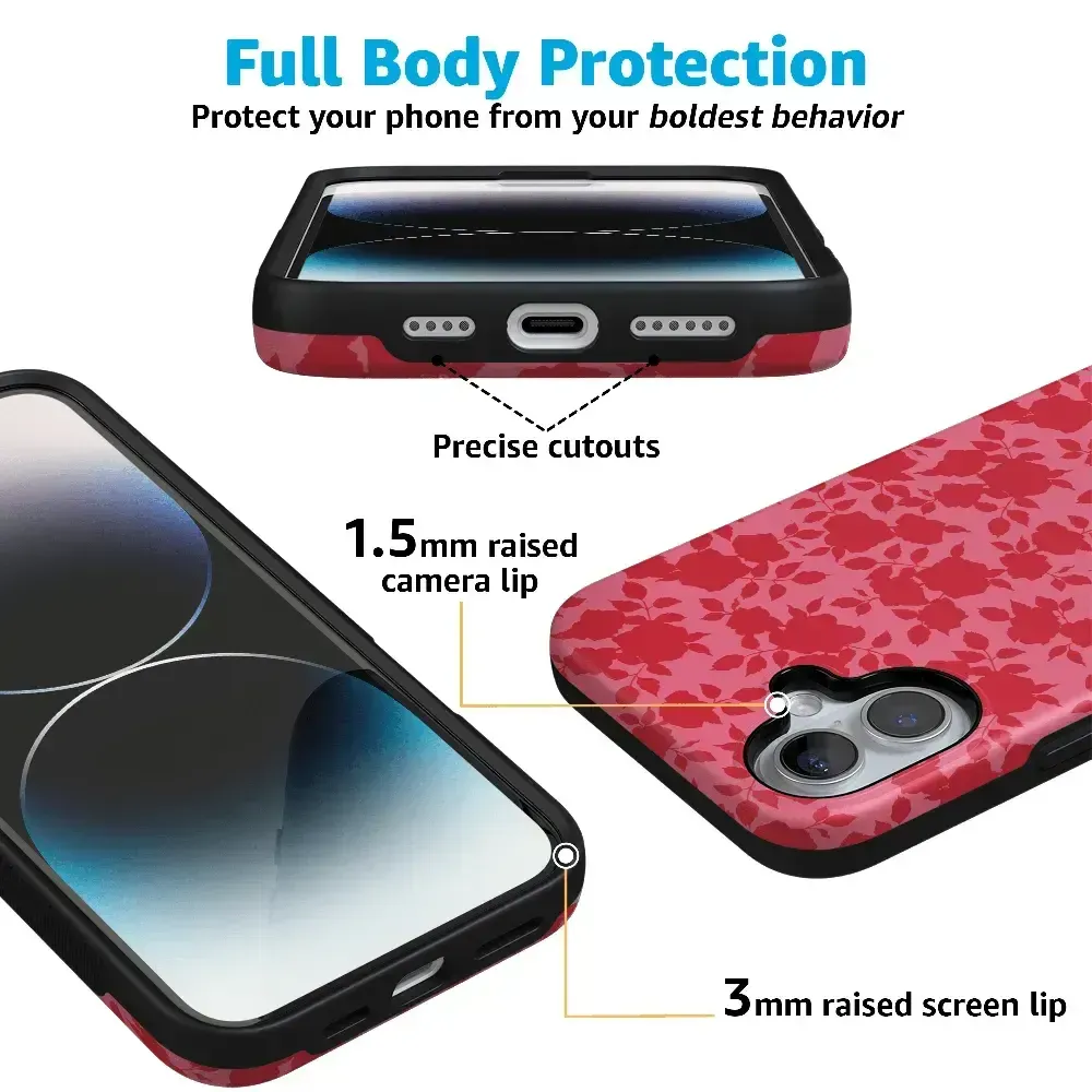 Flash Sale! Rose Garden | Red Aesthetic Case  Almost Gone!