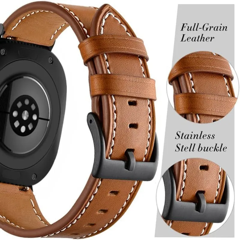 Flash Sale! Samsung Galaxy Watch Ultra Buckled Leather Strap (Brown)  Almost Gone!