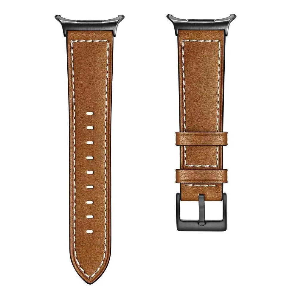 Flash Sale! Samsung Galaxy Watch Ultra Buckled Leather Strap (Brown)  Almost Gone!