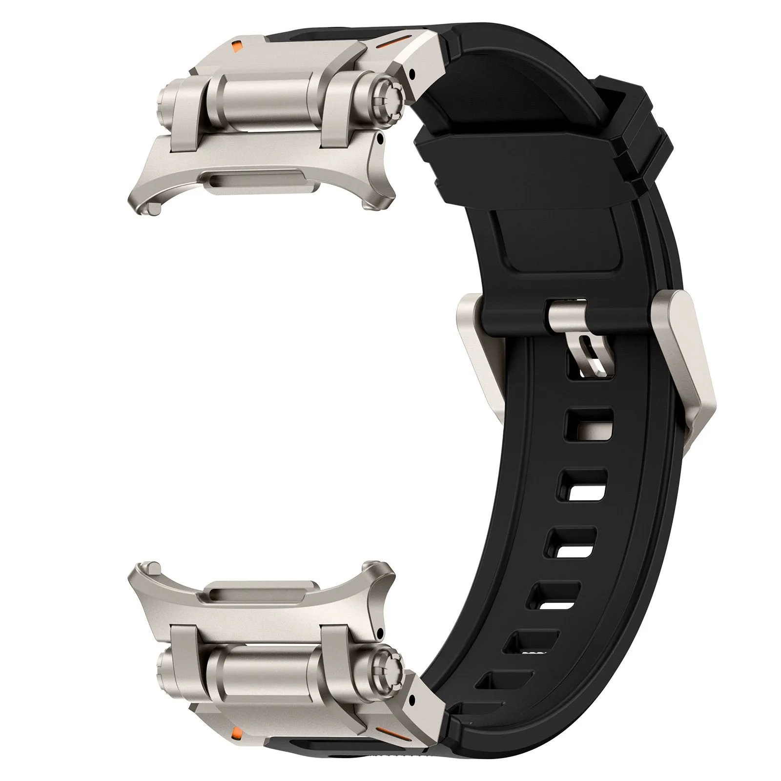 Flash Sale Samsung Galaxy Watch Ultra 'Explorer' TPU Strap (Black with Titanium)  Stylish & Comfortable