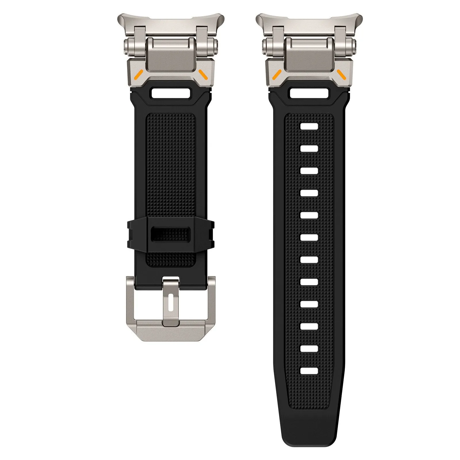 Flash Sale Samsung Galaxy Watch Ultra 'Explorer' TPU Strap (Black with Titanium)  Stylish & Comfortable