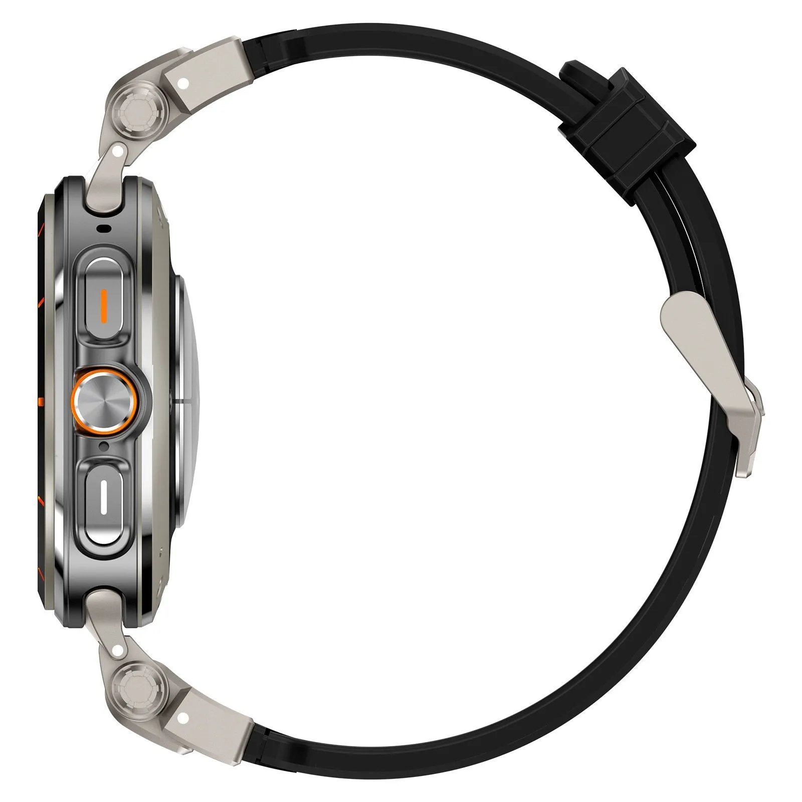 Flash Sale Samsung Galaxy Watch Ultra 'Explorer' TPU Strap (Black with Titanium)  Stylish & Comfortable