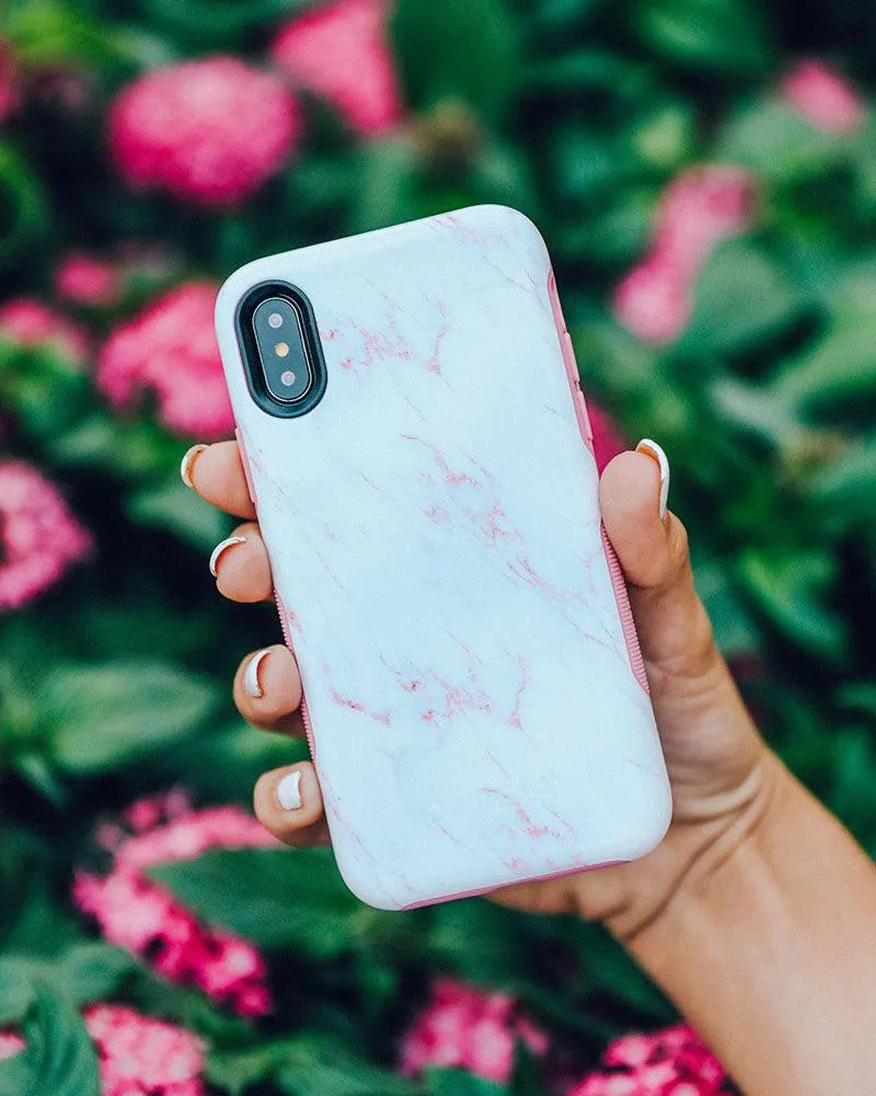 Flash Sale Subtle Blush | White and Pink Marble Case  Today Only!