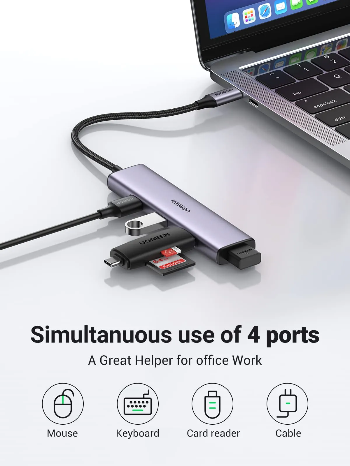Flash Sale UGREEN 4 in 1 USB C Hub  Almost Sold Out!