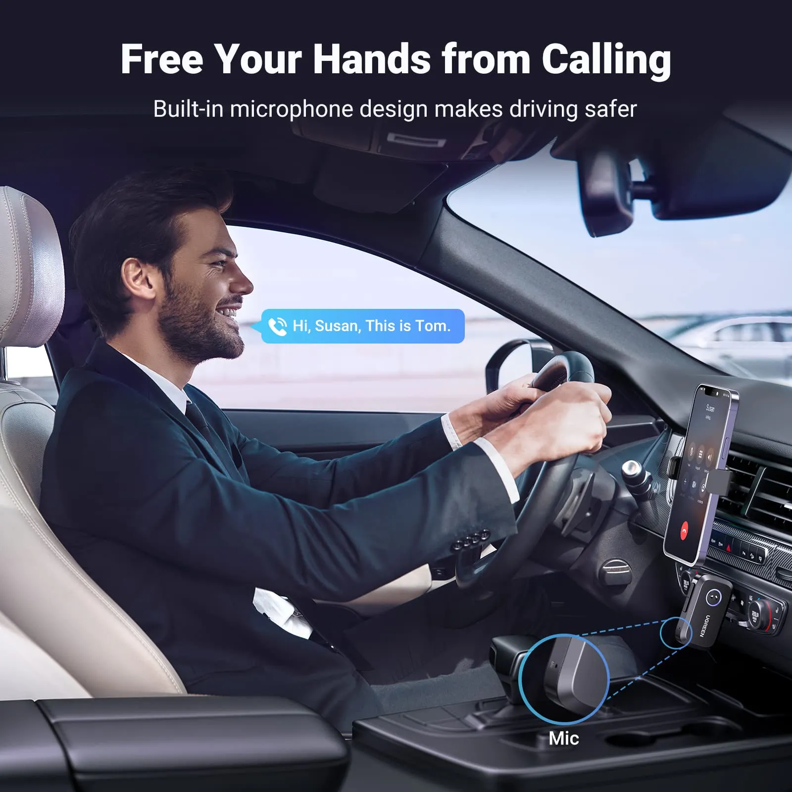 Flash Sale! UGREEN 5.4 Aux Bluetooth Adapter for Car  Almost Gone!