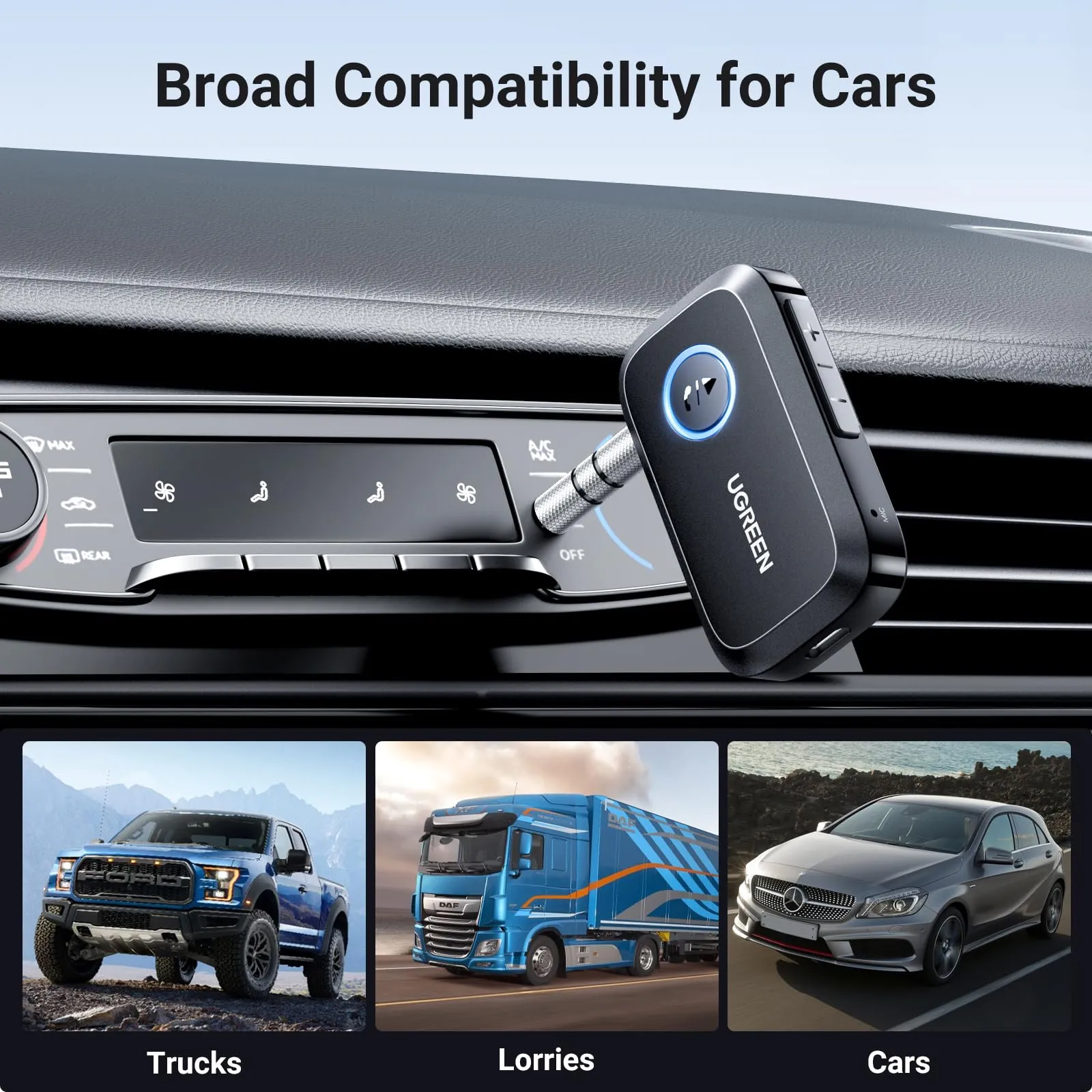 Flash Sale! UGREEN 5.4 Aux Bluetooth Adapter for Car  Almost Gone!