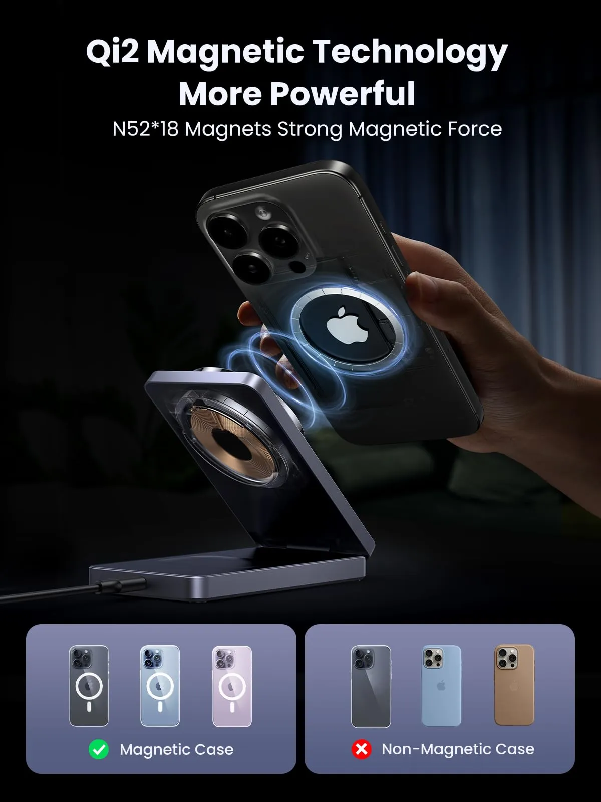 Flash Sale! UGREEN MagFlow Qi2 2-in-1 MagSafe Charger  Almost Gone!