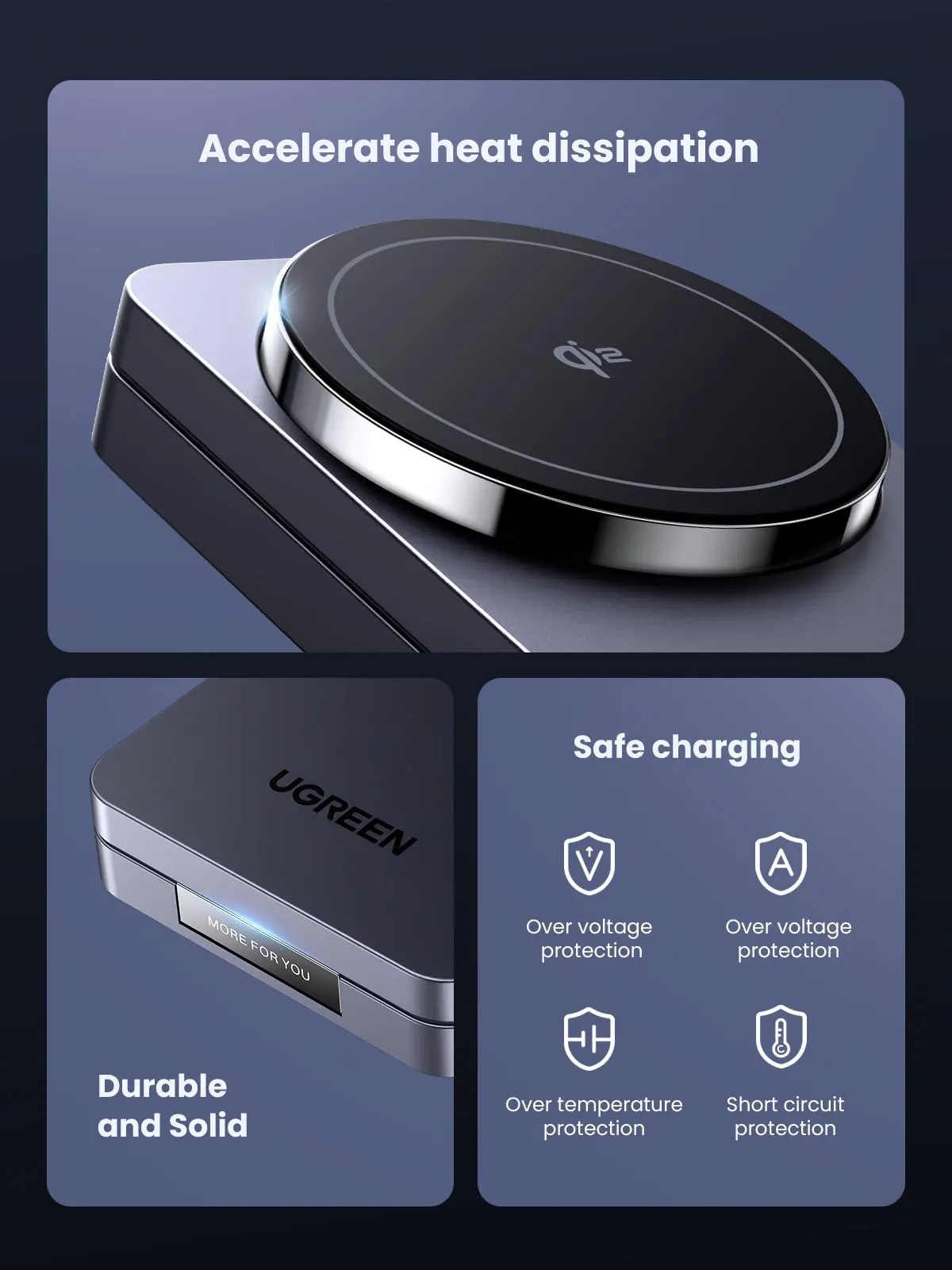 Flash Sale! UGREEN MagFlow Qi2 2-in-1 MagSafe Charger  Almost Gone!