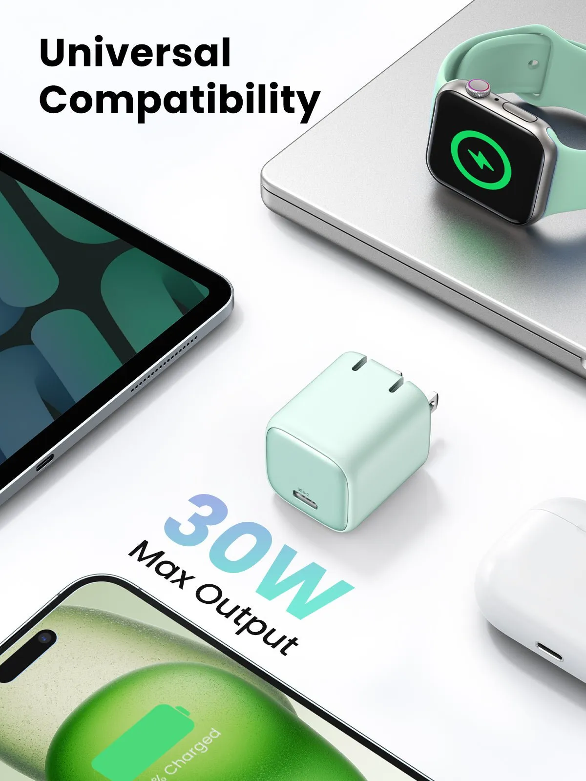 Flash Sale! UGREEN Nexode 30W USB C Charger  Stylish & Comfortable
