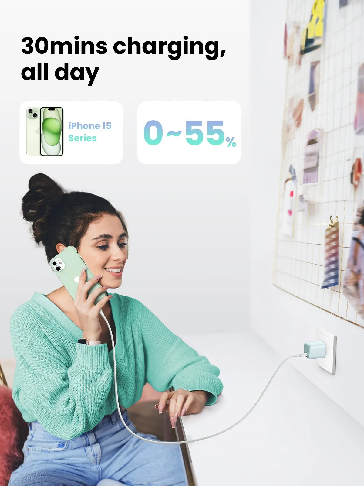 Flash Sale! UGREEN Nexode 30W USB C Charger  Stylish & Comfortable