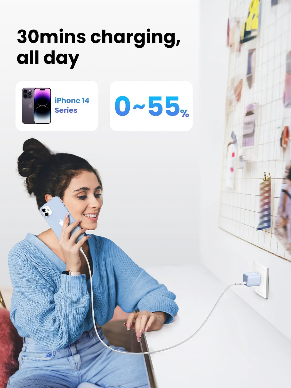 Flash Sale! UGREEN Nexode 30W USB C Charger  Stylish & Comfortable