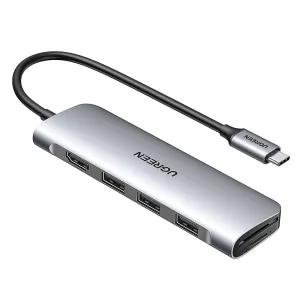 Flash Sale UGREEN Revodok USB C Hub 6 in 1 USB C Dongle 4K HDMI  Dont Miss Out!