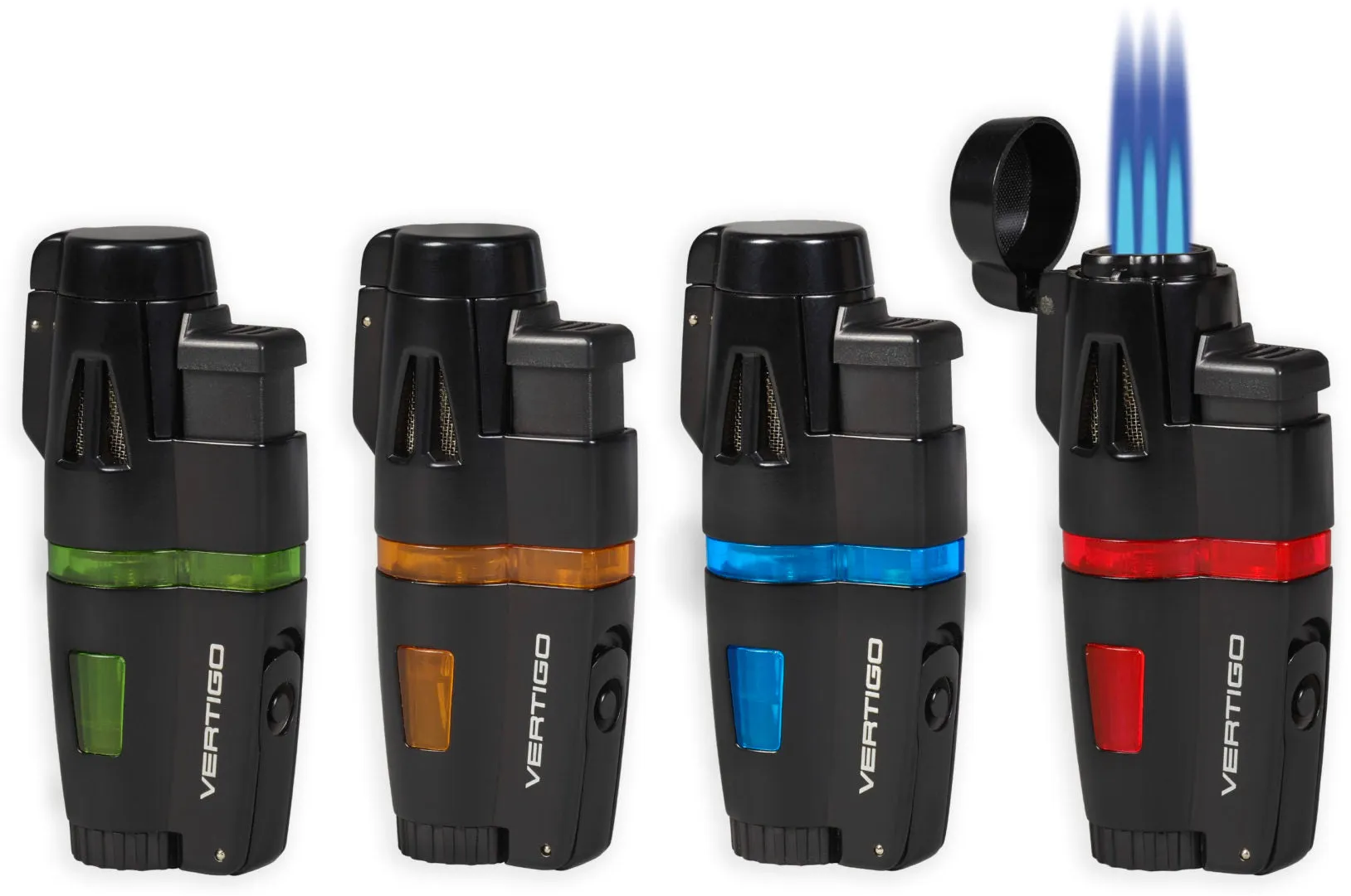Flash Sale! Vertigo Crusher Triple Torch Flame Lighter w/ Cigar Punch  Ends Soon!