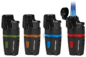 Flash Sale! Vertigo Crusher Triple Torch Flame Lighter w/ Cigar Punch  Ends Soon!