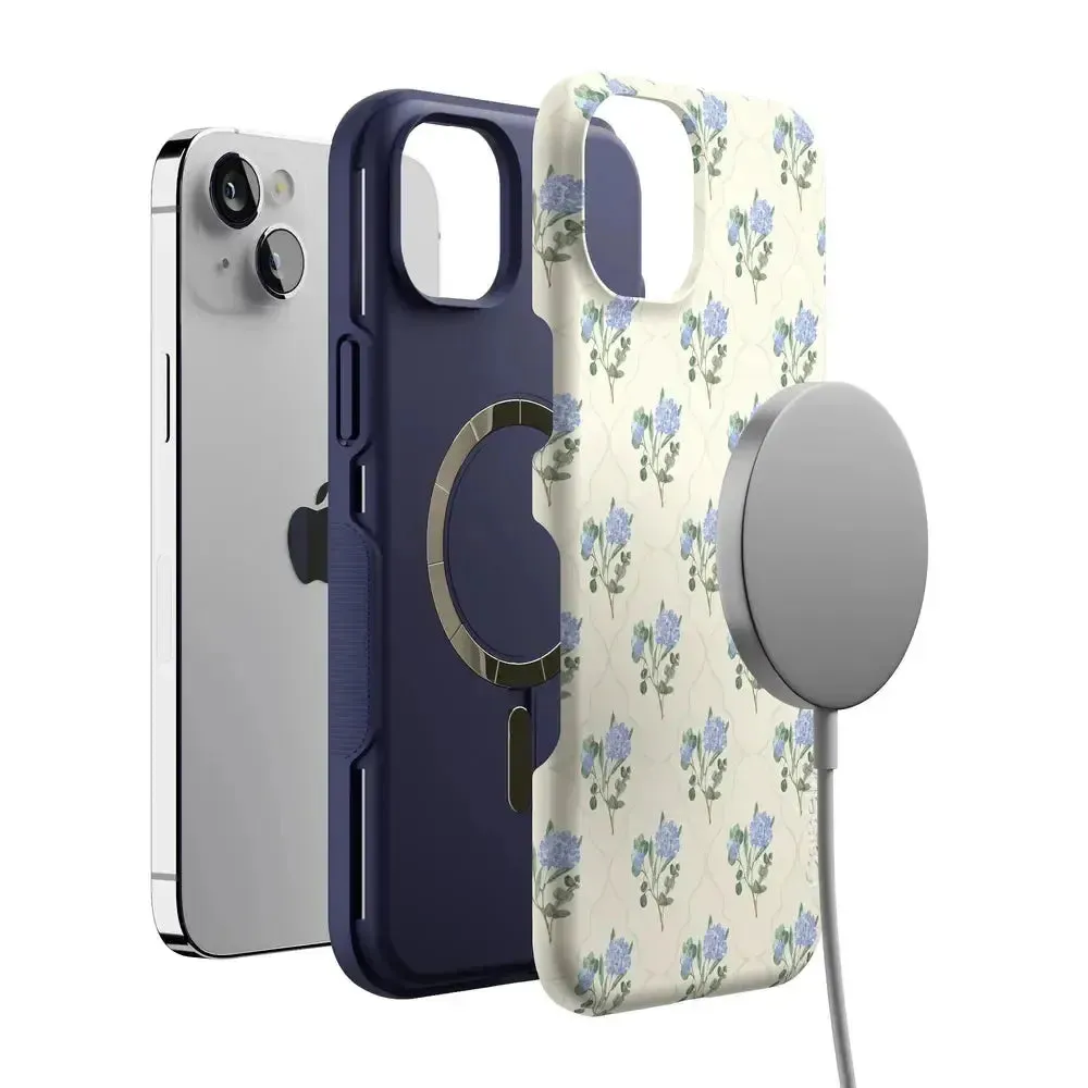Flash Sale! Vintage Garden | Blue Hydrangea Case  Last Chance!