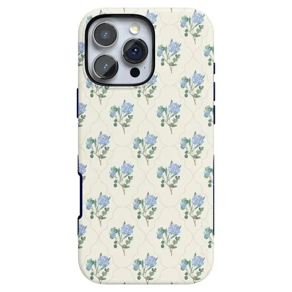 Flash Sale! Vintage Garden | Blue Hydrangea Case  Last Chance!