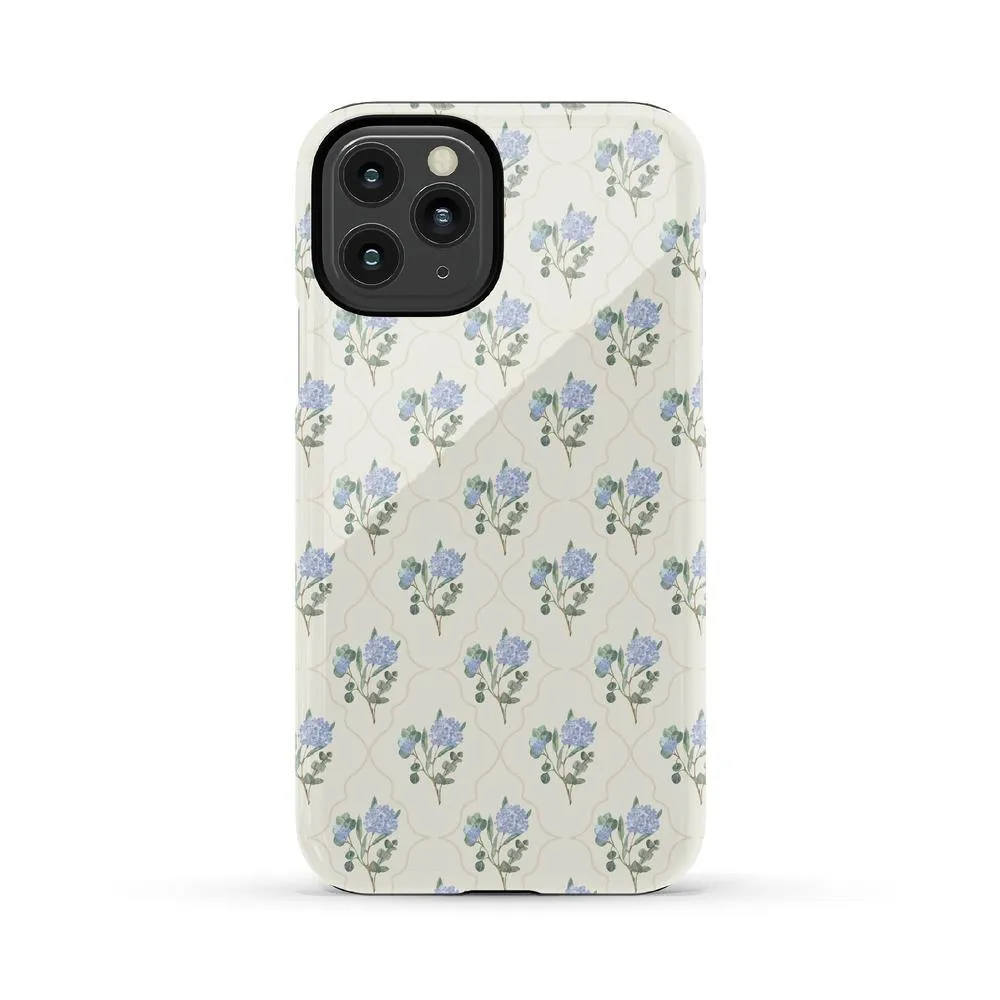 Flash Sale! Vintage Garden | Blue Hydrangea Case  Last Chance!