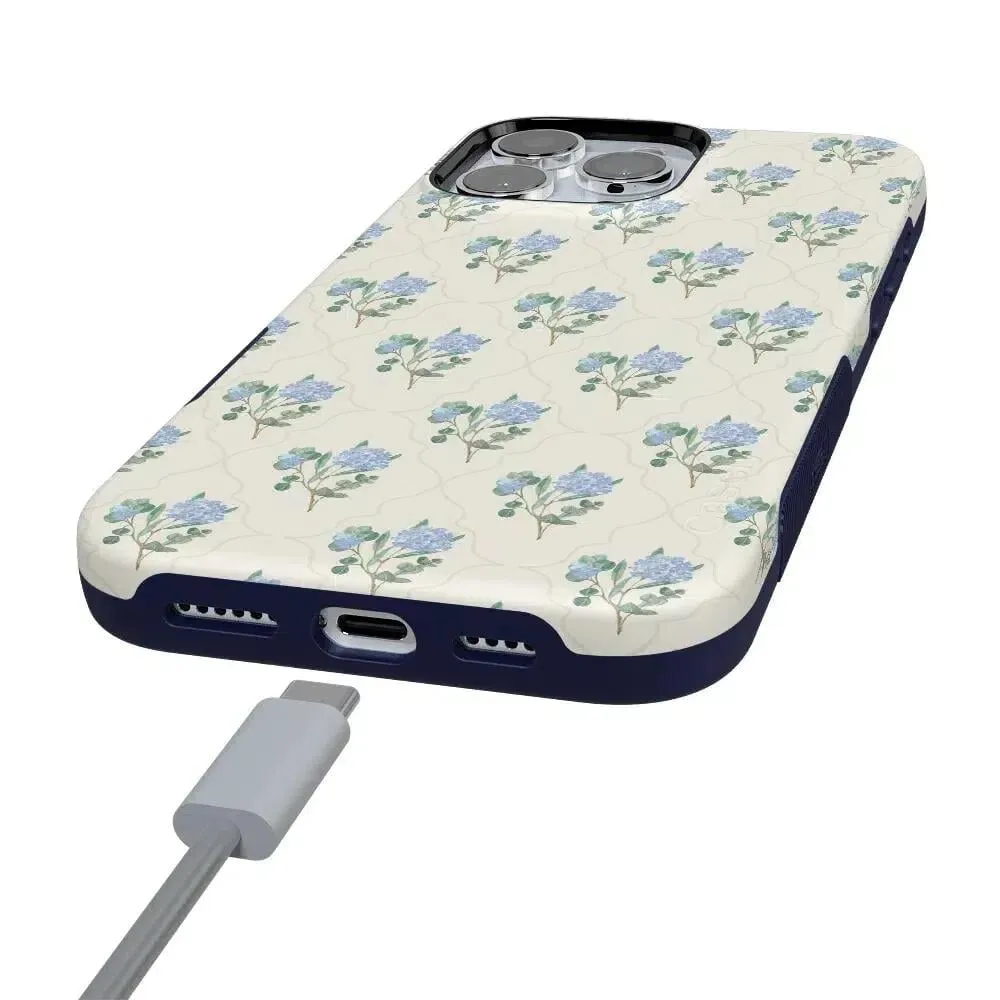 Flash Sale! Vintage Garden | Blue Hydrangea Case  Last Chance!