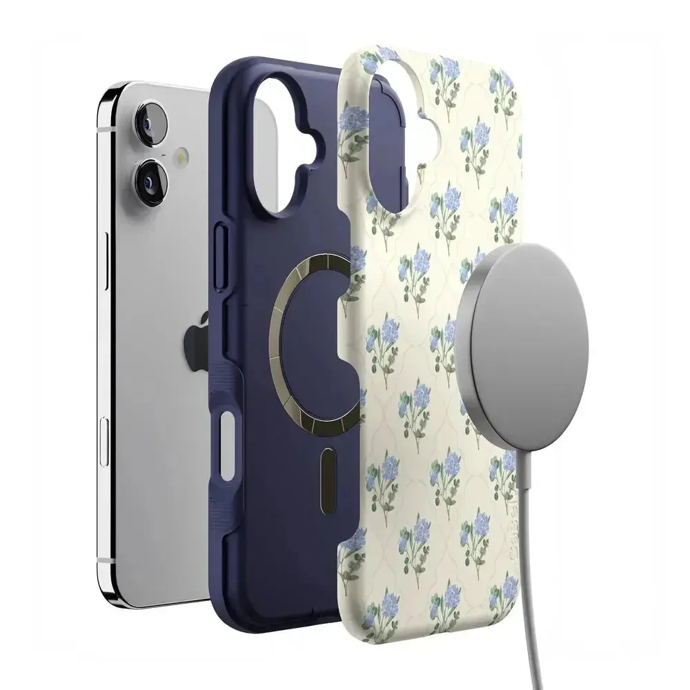 Flash Sale! Vintage Garden | Blue Hydrangea Case  Last Chance!
