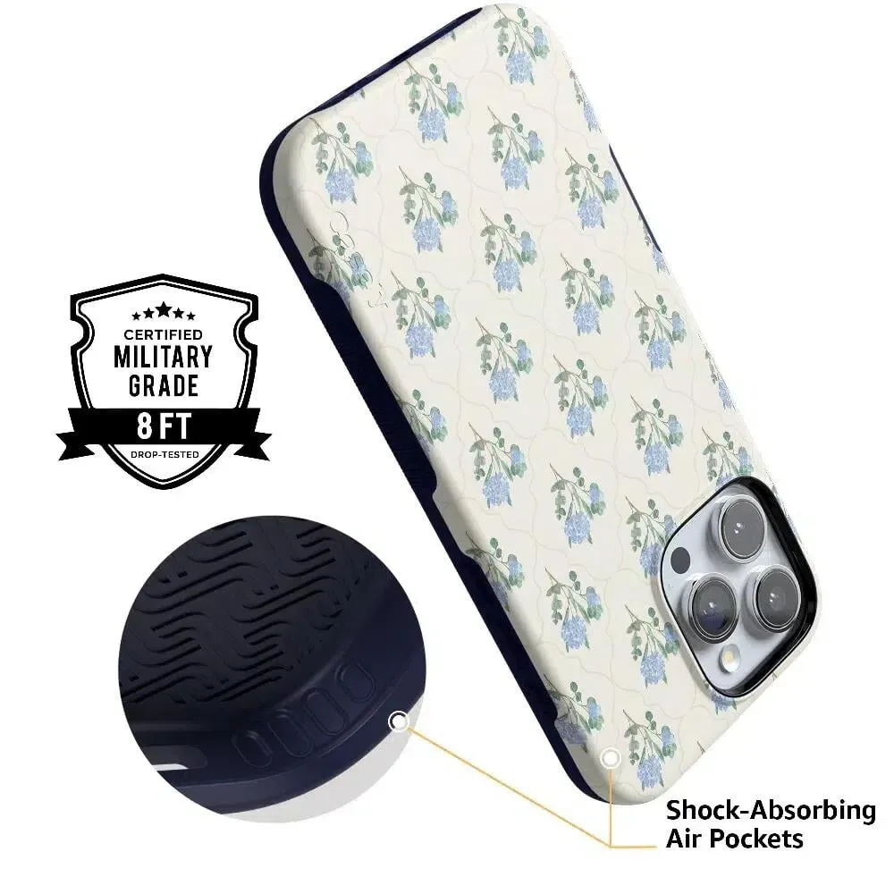 Flash Sale! Vintage Garden | Blue Hydrangea Case  Last Chance!