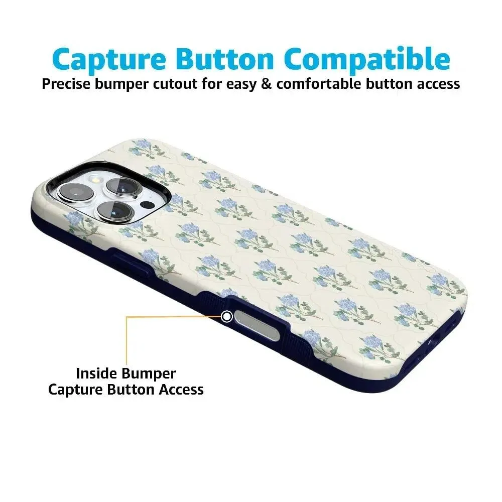 Flash Sale! Vintage Garden | Blue Hydrangea Case  Last Chance!