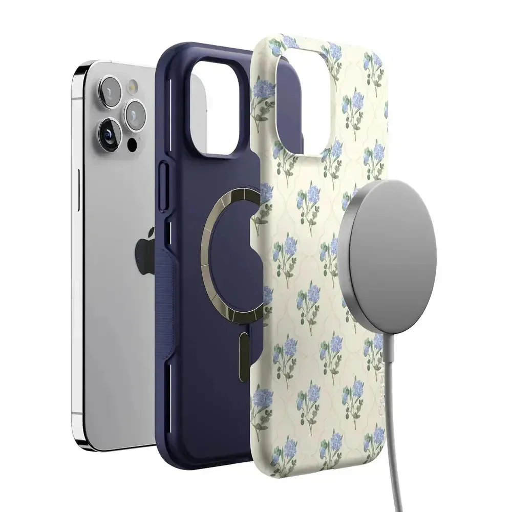 Flash Sale! Vintage Garden | Blue Hydrangea Case  Last Chance!