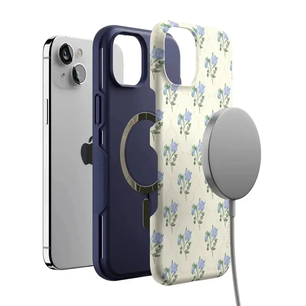 Flash Sale! Vintage Garden | Blue Hydrangea Case  Last Chance!