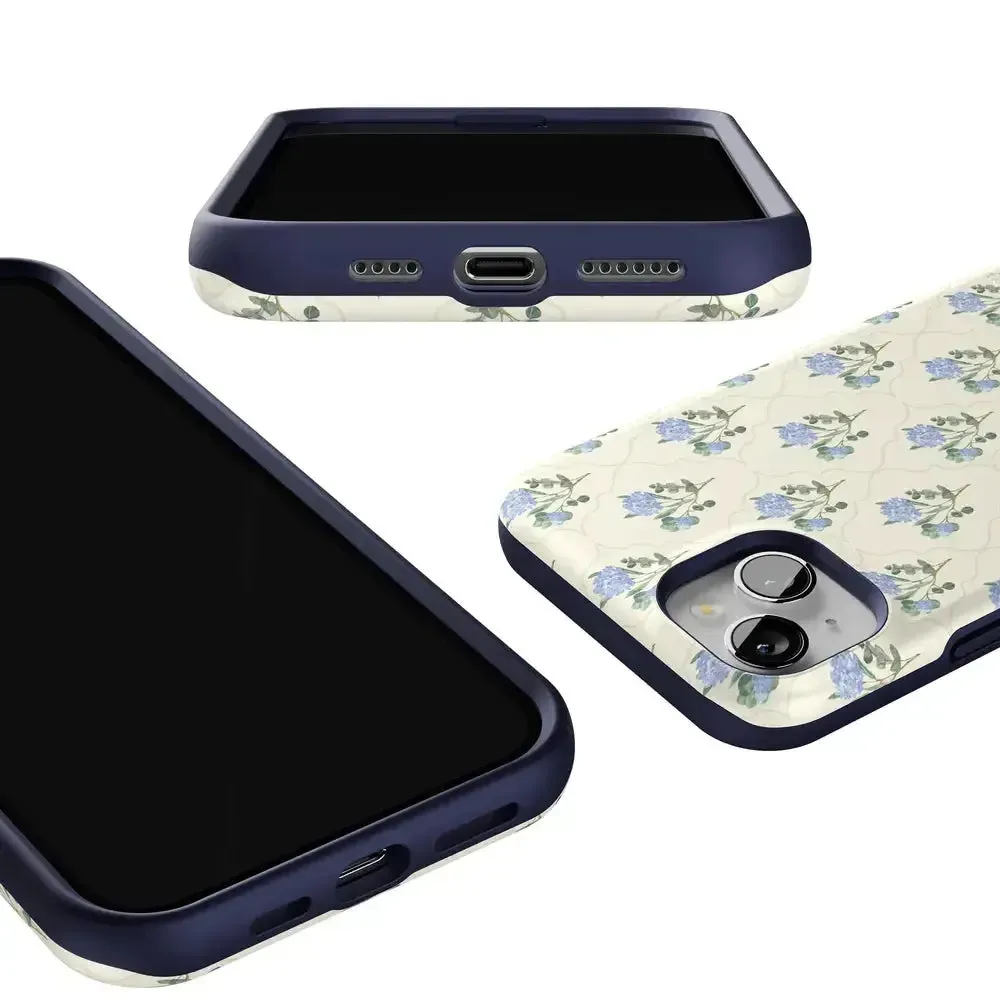 Flash Sale! Vintage Garden | Blue Hydrangea Case  Last Chance!