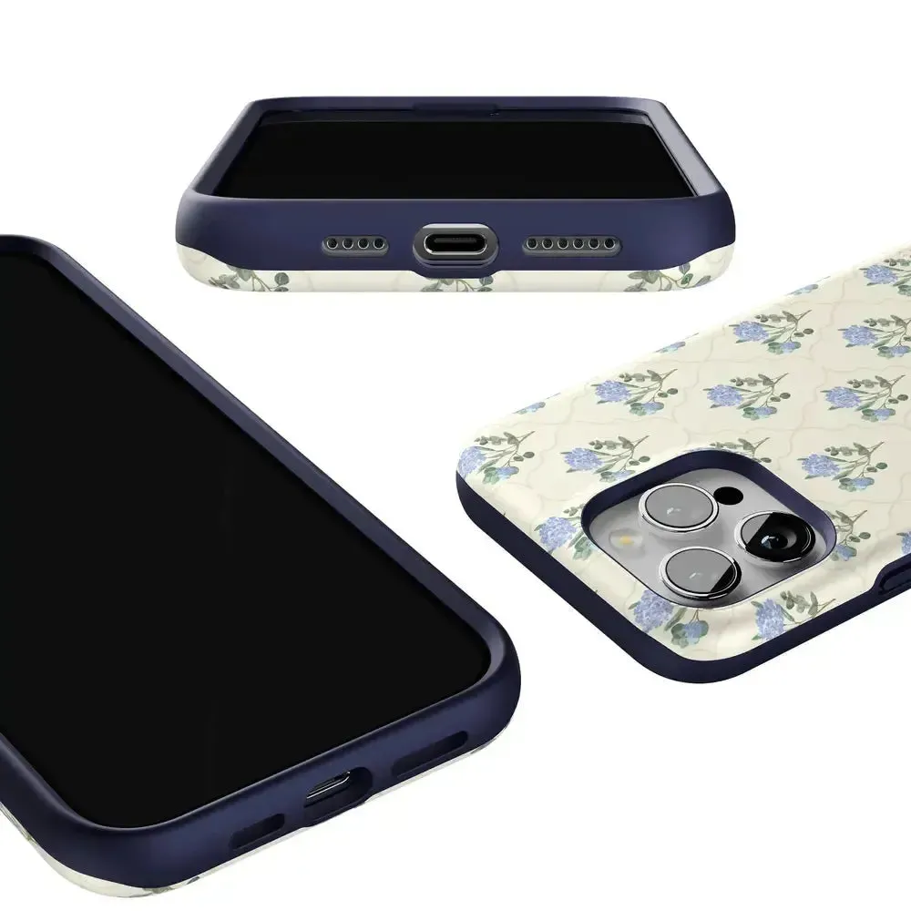 Flash Sale! Vintage Garden | Blue Hydrangea Case  Last Chance!