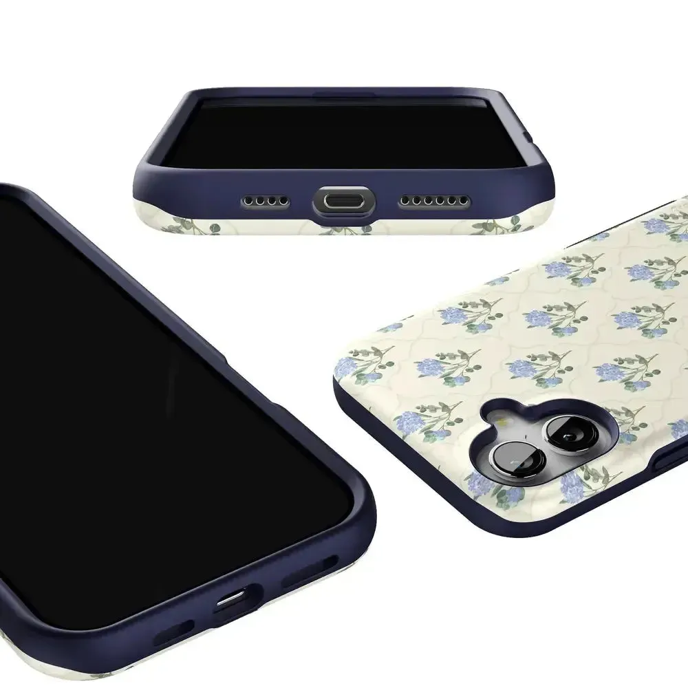 Flash Sale! Vintage Garden | Blue Hydrangea Case  Last Chance!