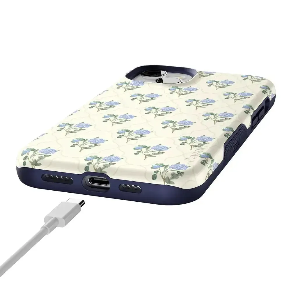 Flash Sale! Vintage Garden | Blue Hydrangea Case  Last Chance!