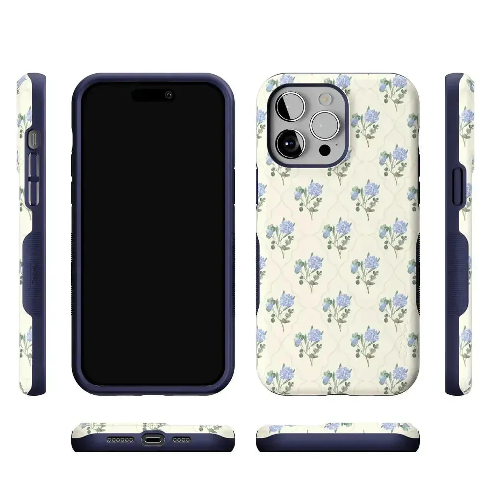 Flash Sale! Vintage Garden | Blue Hydrangea Case  Last Chance!
