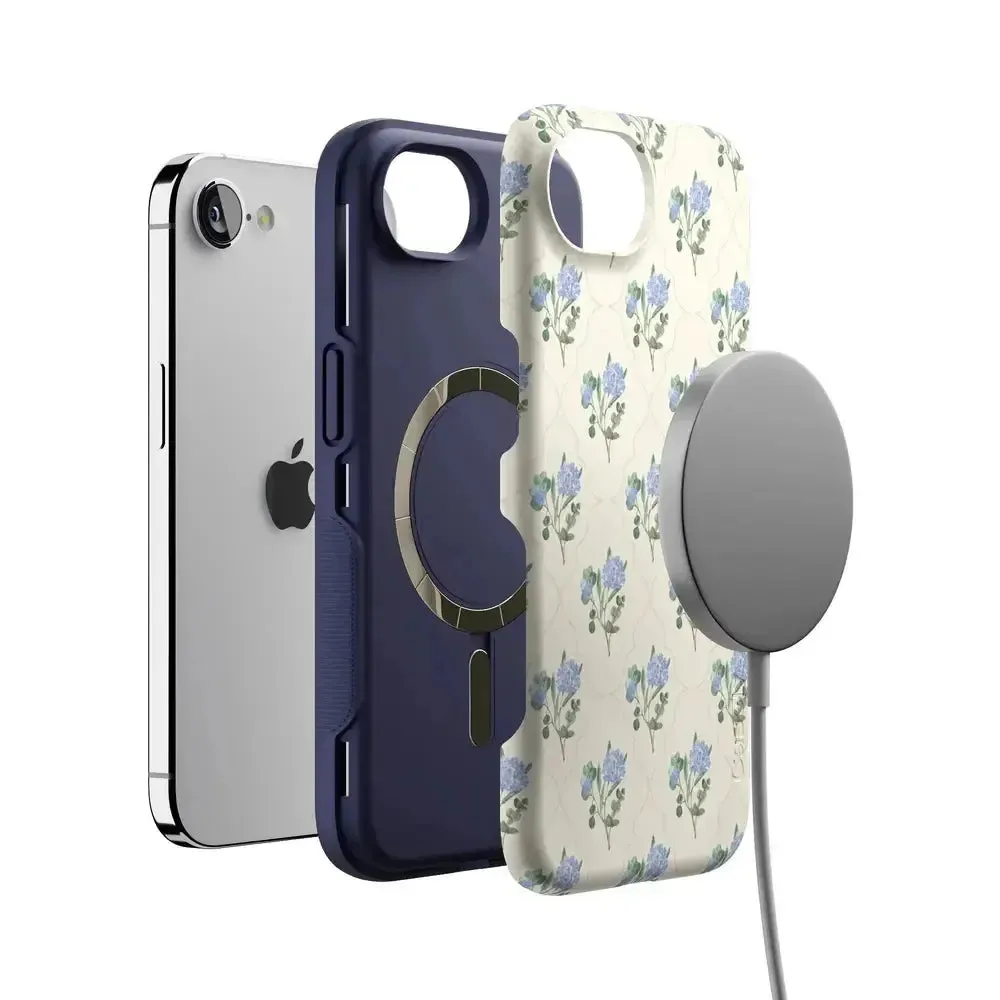 Flash Sale! Vintage Garden | Blue Hydrangea Case  Last Chance!