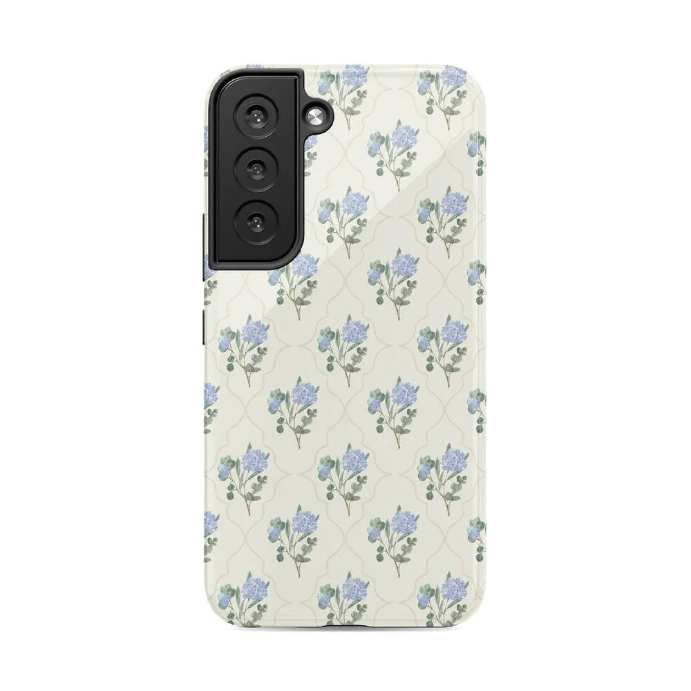 Flash Sale! Vintage Garden | Blue Hydrangea Case  Last Chance!
