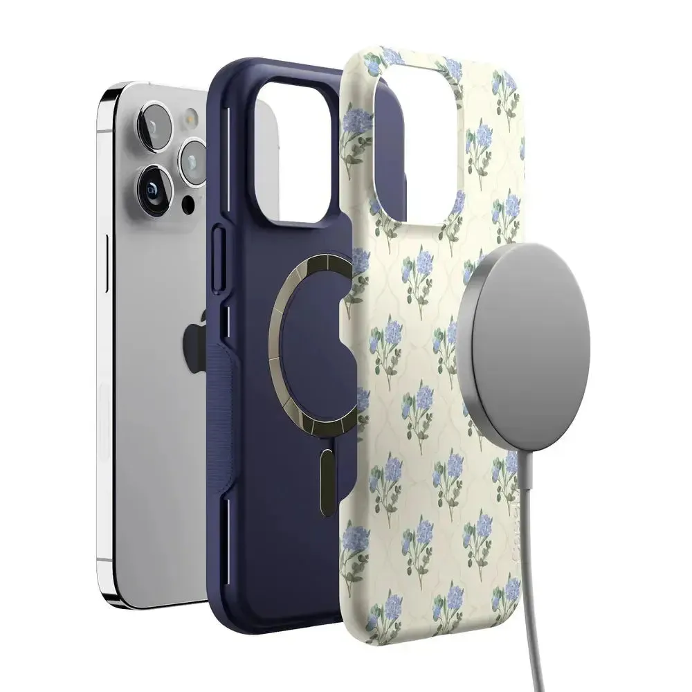 Flash Sale! Vintage Garden | Blue Hydrangea Case  Last Chance!