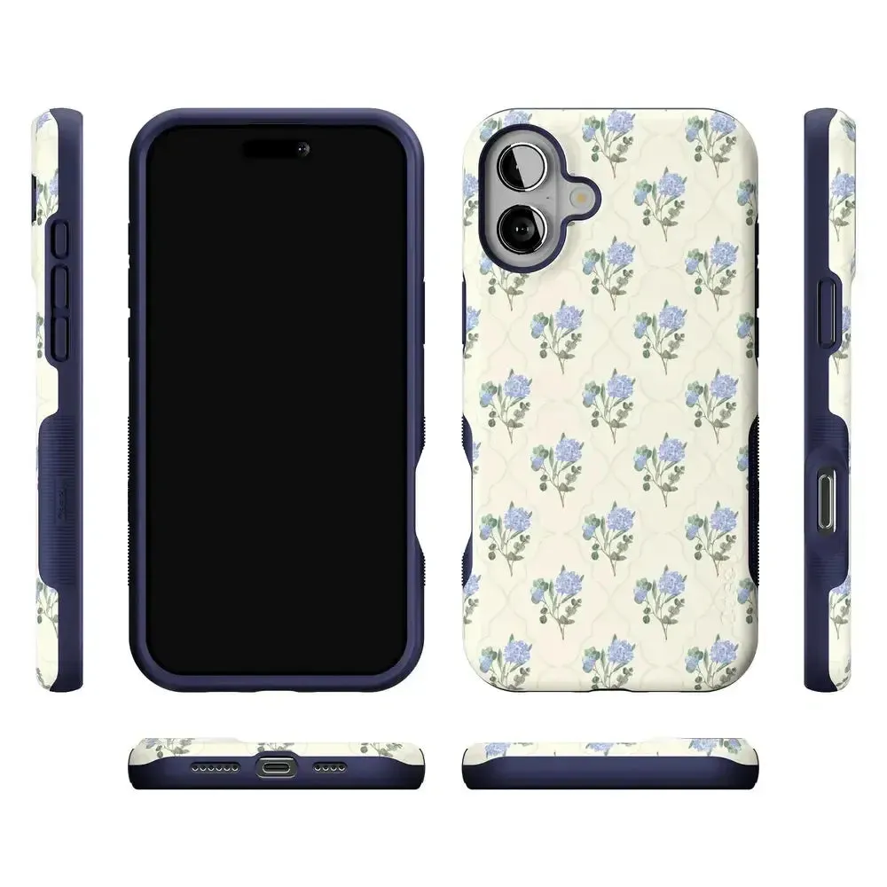 Flash Sale! Vintage Garden | Blue Hydrangea Case  Last Chance!