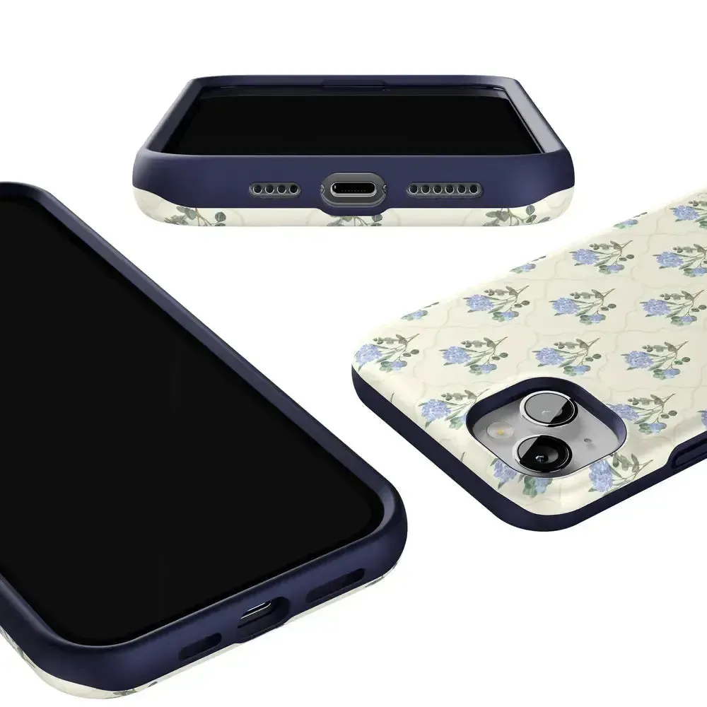 Flash Sale! Vintage Garden | Blue Hydrangea Case  Last Chance!