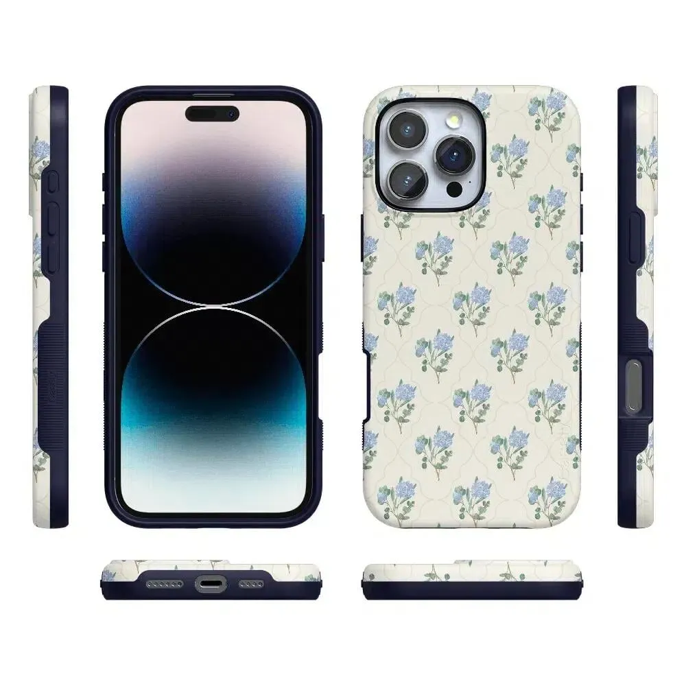 Flash Sale! Vintage Garden | Blue Hydrangea Case  Last Chance!