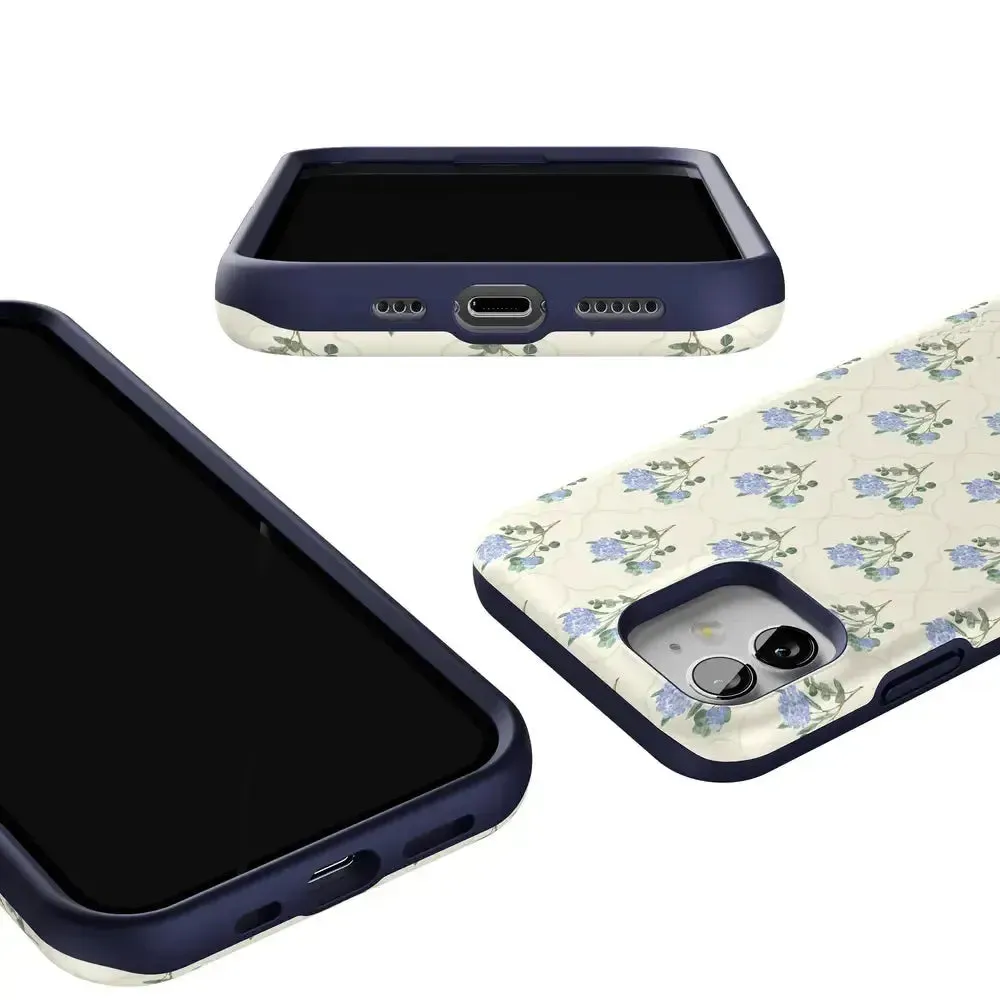 Flash Sale! Vintage Garden | Blue Hydrangea Case  Last Chance!