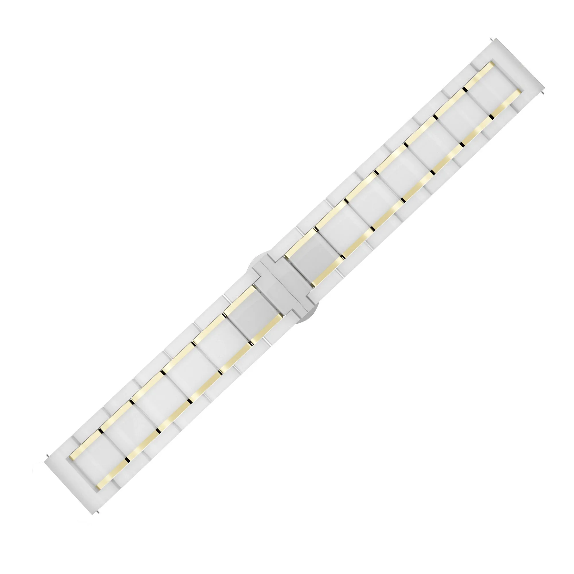 Flash Sale! Xiaomi Amazfit GTS 2 Ceramic/Steel Strap (White/Gold)  Limited Release!
