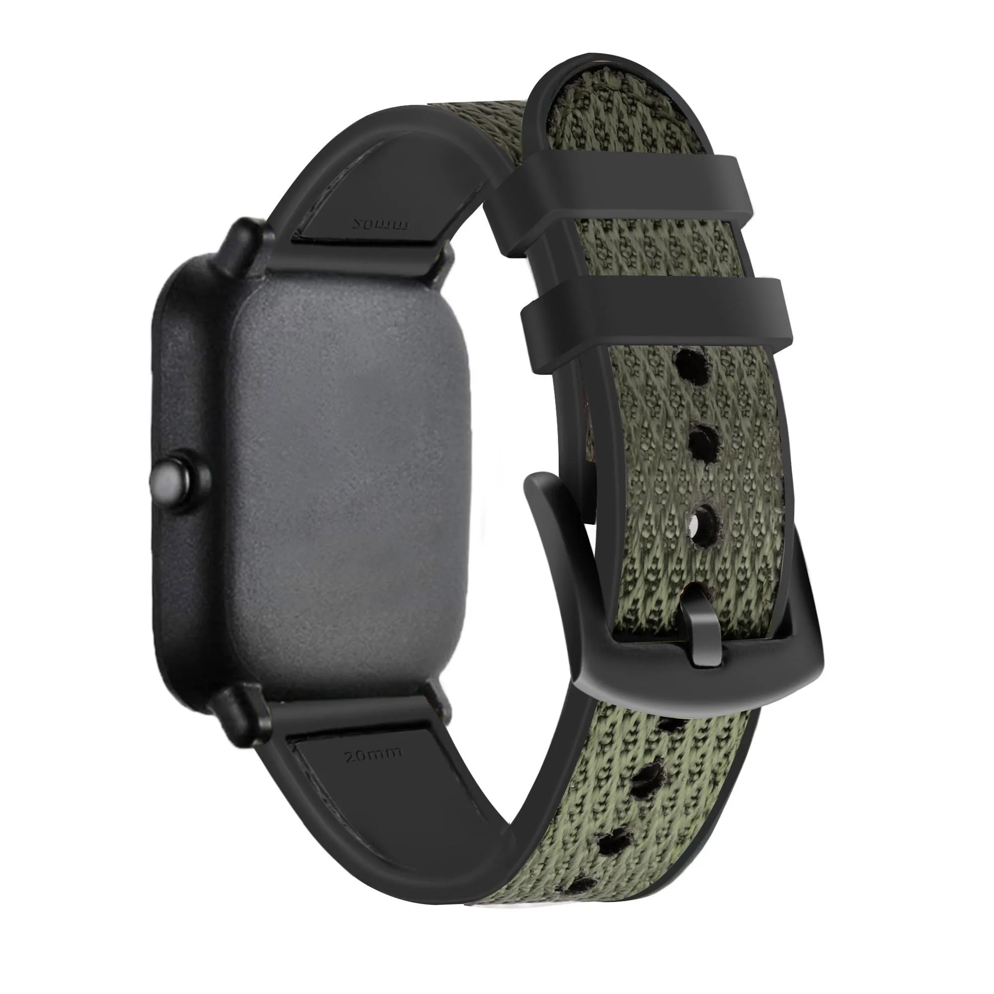 Flash Sale Xiaomi Amazfit GTS 2 Hybrid Nylon Strap (Green)  Limited Release!