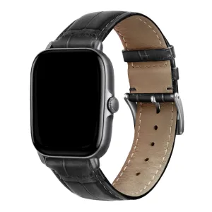 Flash Sale Xiaomi Amazfit GTS 2 Leather Strap Crocodile Grain (Black)  Limited Release!