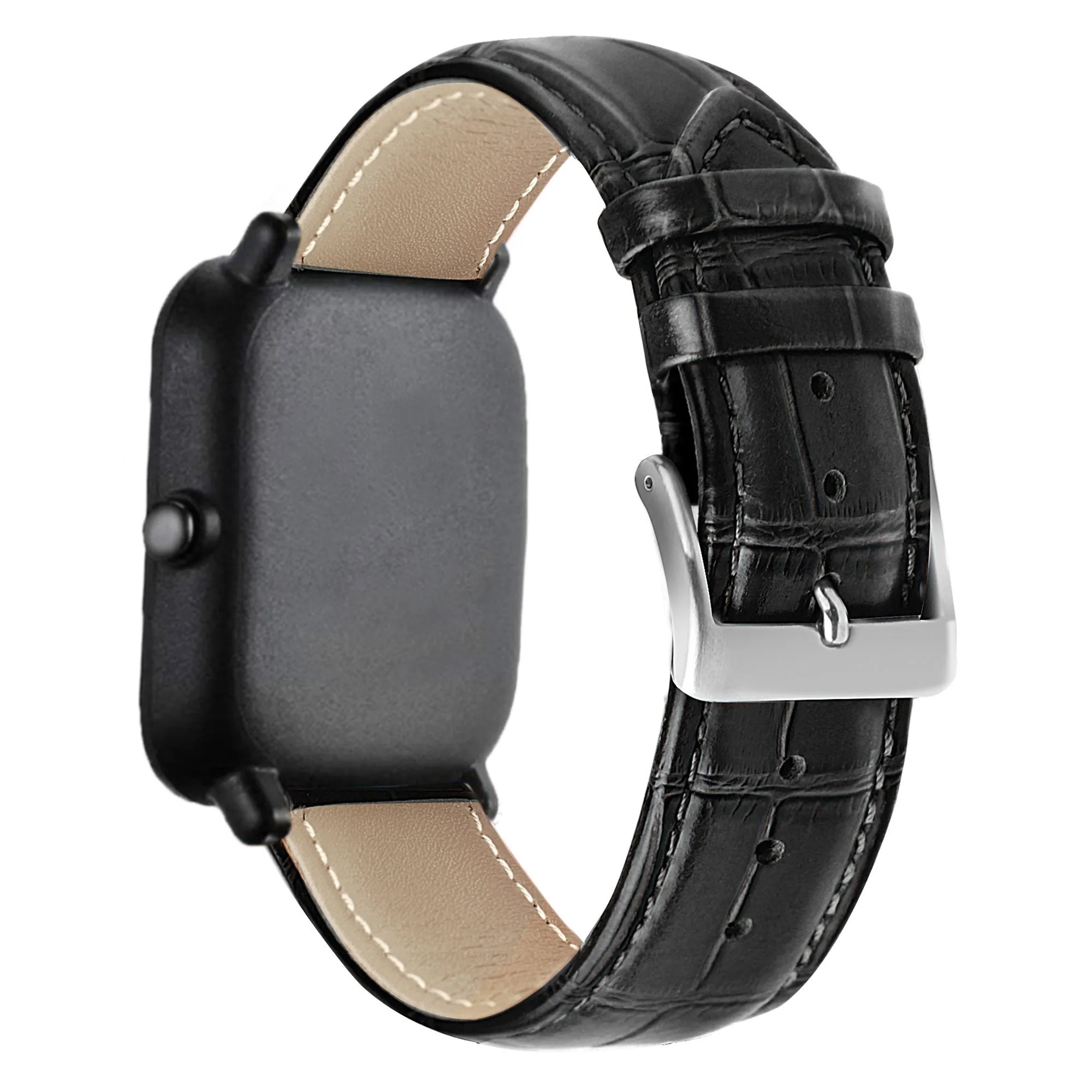 Flash Sale Xiaomi Amazfit GTS 2 Leather Strap Crocodile Grain (Black)  Limited Release!