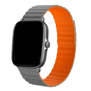 Flash Sale Xiaomi Amazfit GTS 2 Magnetic Silicone Strap (Grey/Orange)  Today Only!