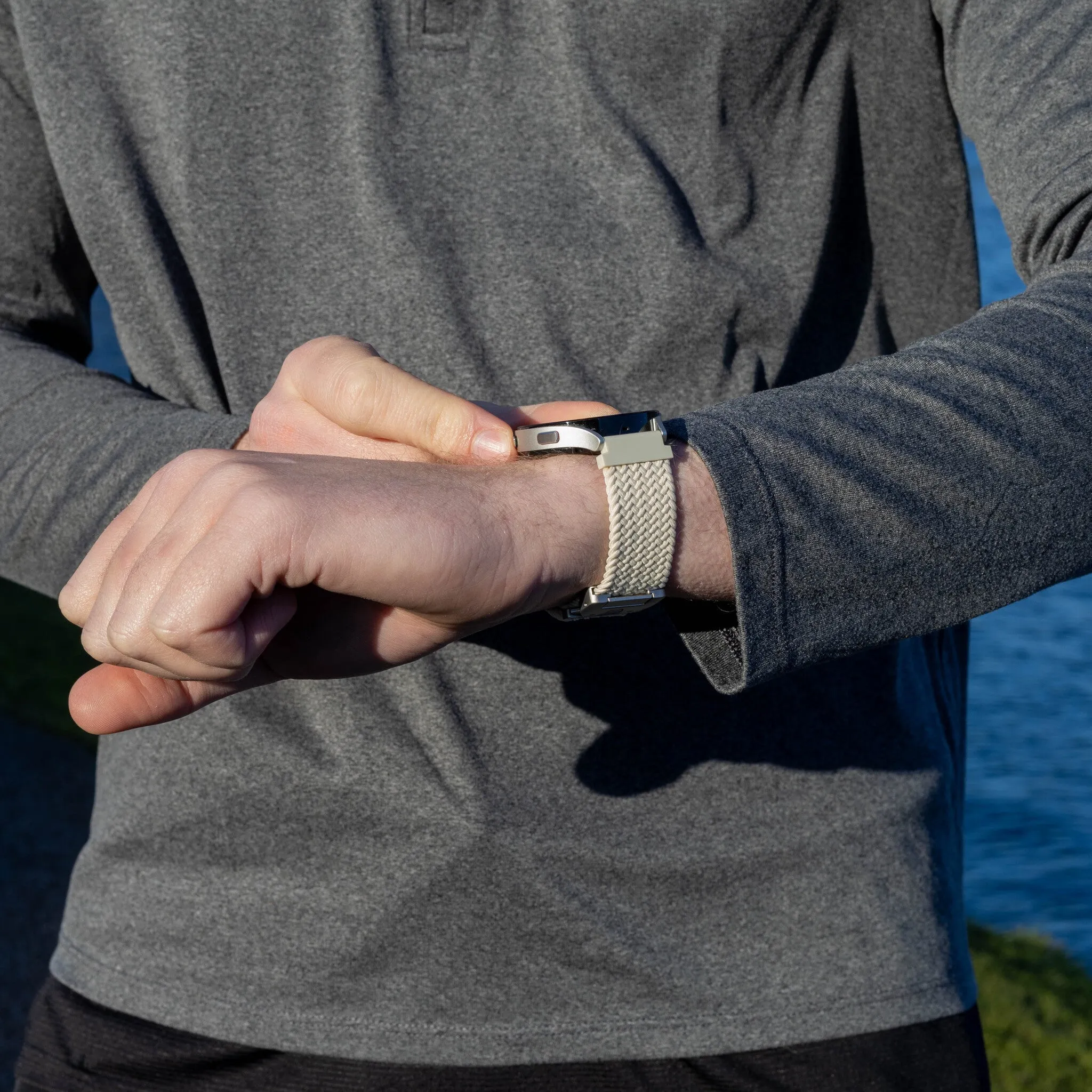 Flash Sale Xiaomi Amazfit GTS Braided Strap with P-Buckle (Starlight)  Going Fast!