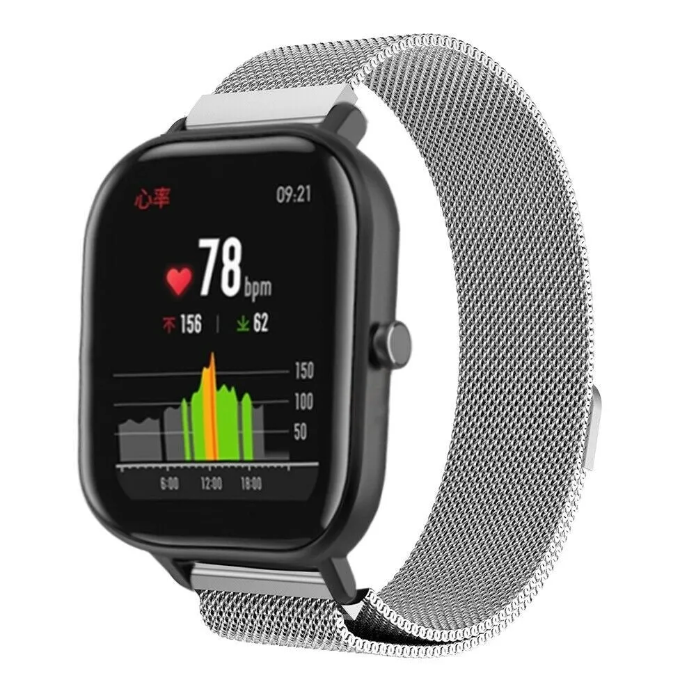 Flash Sale Xiaomi Amazfit GTS Milanese Strap (Silver)  Going Fast!
