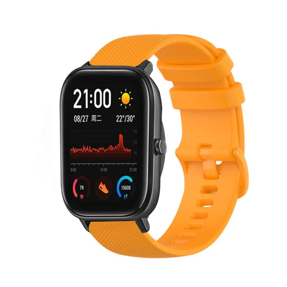 Flash Sale Xiaomi Amazfit GTS Premium Silicone Strap (Orange)  Almost Sold Out!