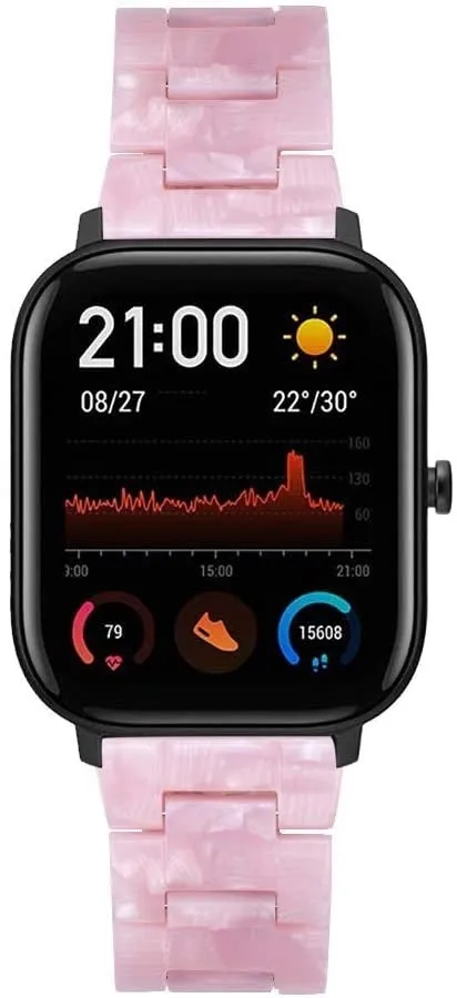 Flash Sale Xiaomi Amazfit GTS Resin Strap (Light Pink)  Going Fast!